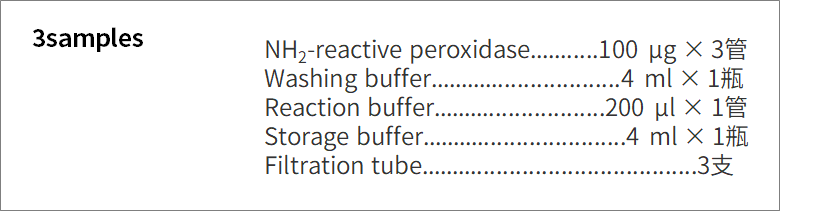 Peroxidase Labeling Kit &#8211; NH2试剂盒货号：LK11 过氧化物酶标记试剂盒-氨基